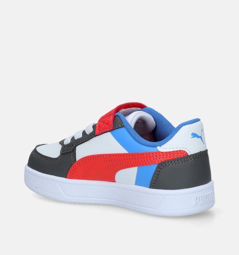 Puma Caven 2.0 Block Witte/Zwarte Sneakers voor meisjes, jongens (359188) - geschikt voor steunzolen