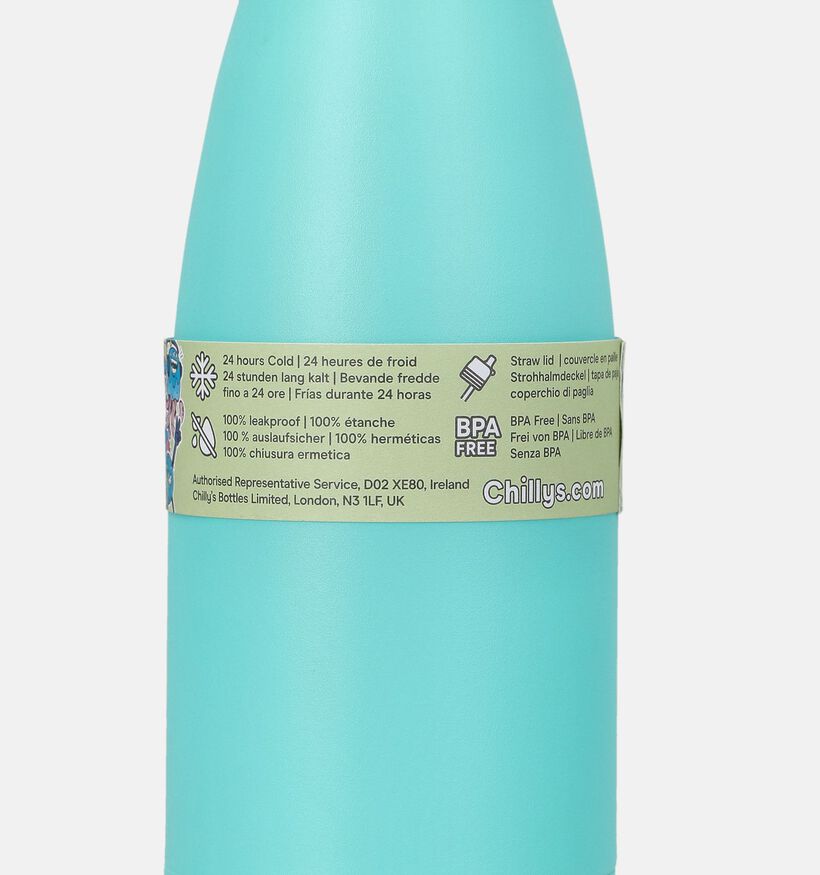 Chilly's Kids Botltle Gourdes en Bleu 350ml pour filles, gar&ccedil;ons (381608)