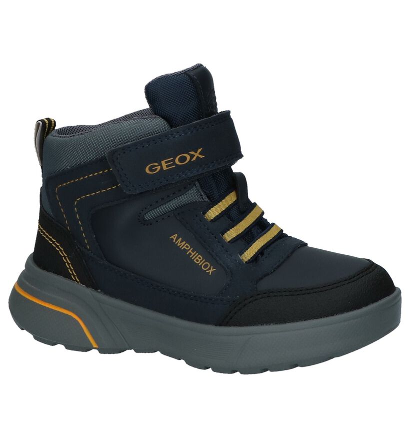 Geox Chaussures hautes en Bleu foncé en simili cuir (223163)