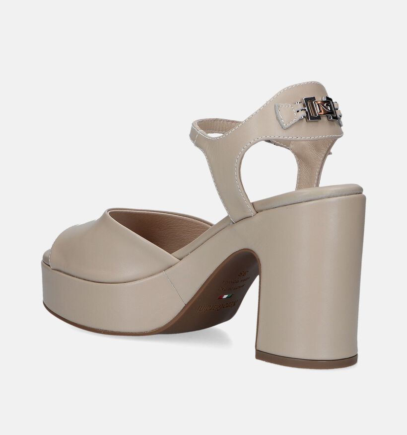 NeroGiardini Beige Plateausandalen voor dames (339539)