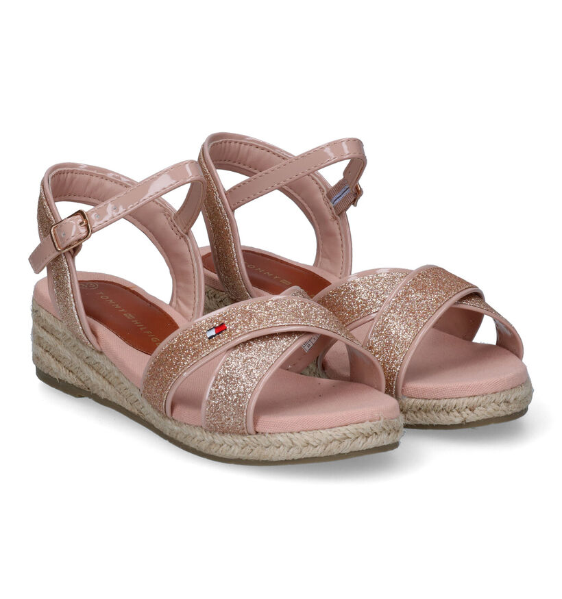 Tommy Hilfiger Sandales en Or rose pour filles (303917)