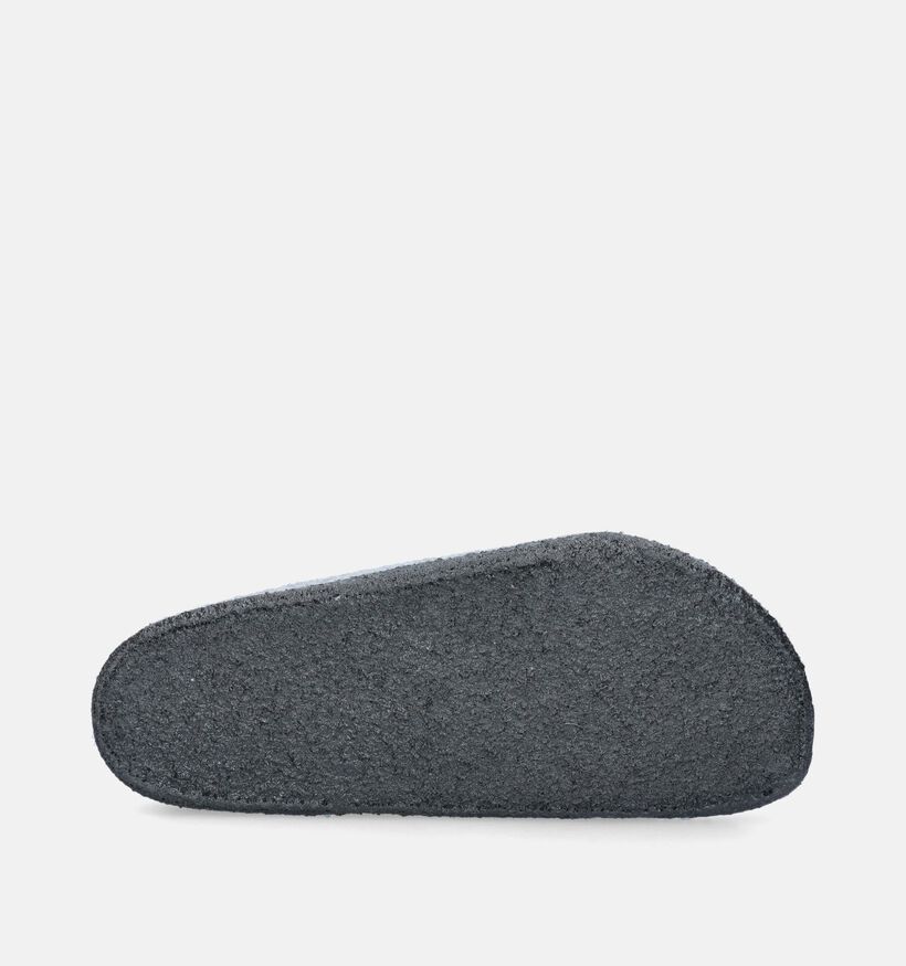 Birkenstock Zermatt Standard Grijze Pantoffels voor heren (344040)