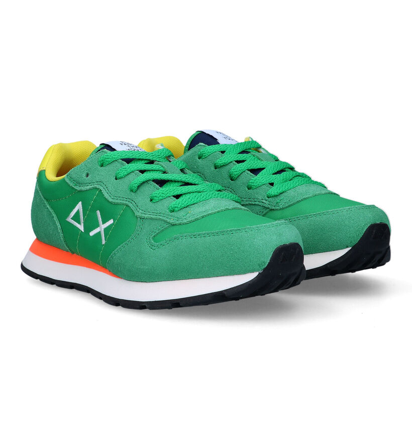 Sun 68 Groene Sneakers voor jongens (321064)