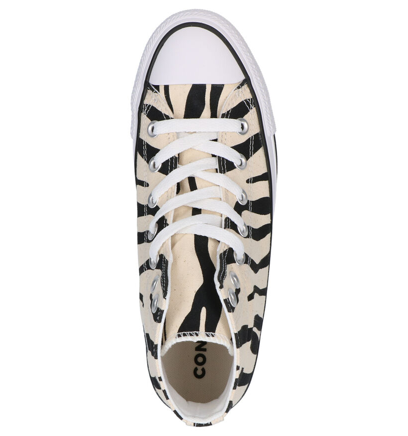 Converse Chuck Taylor AS Baskets en Beige en textile (266474)