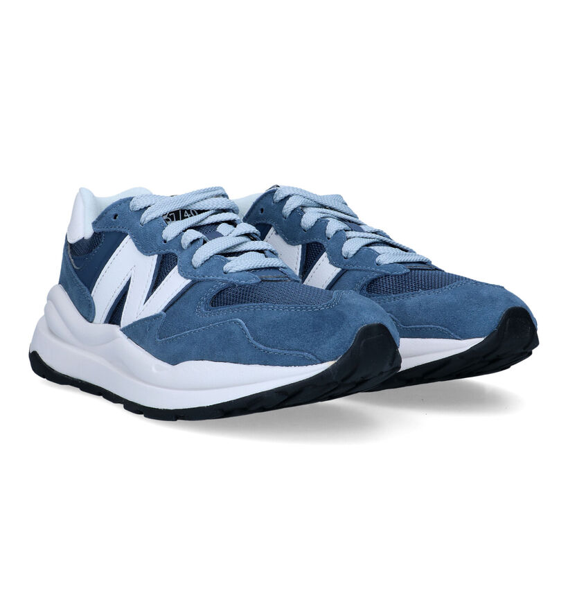 New Balance M 5740 Baskets en Bleu pour hommes (319190) - pour semelles orthopédiques