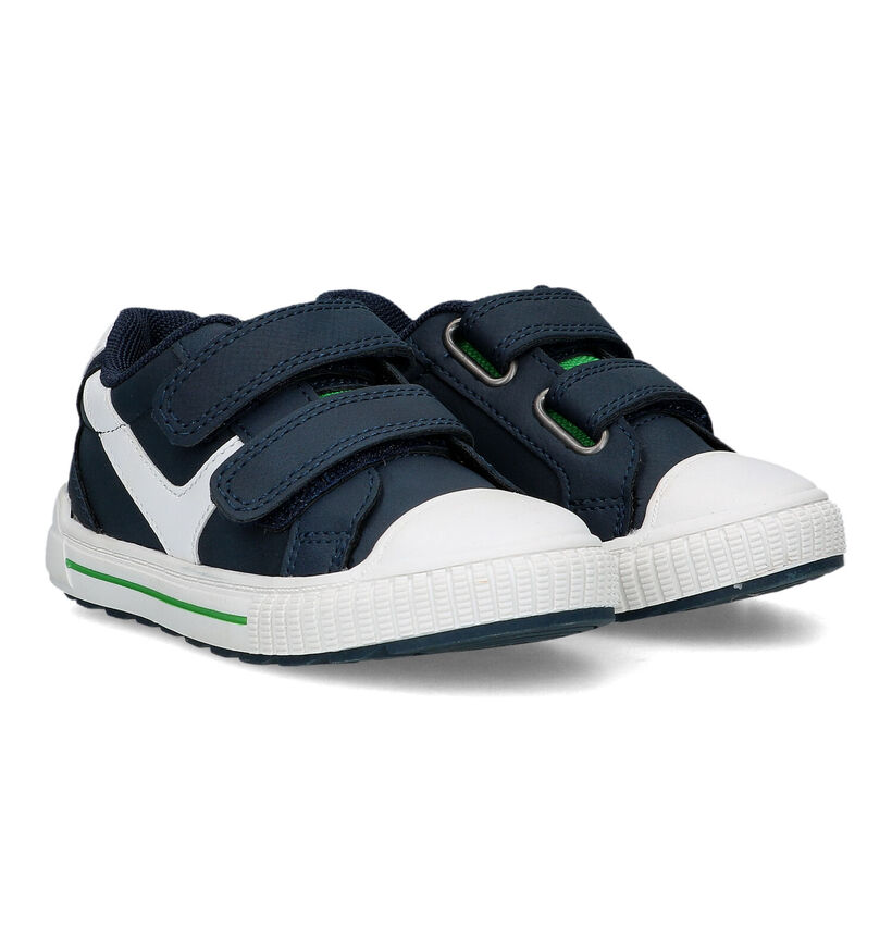 Safety Jogger Lifestyle Chaussures à velcro en Bleu pour garçons (320767) - pour semelles orthopédiques