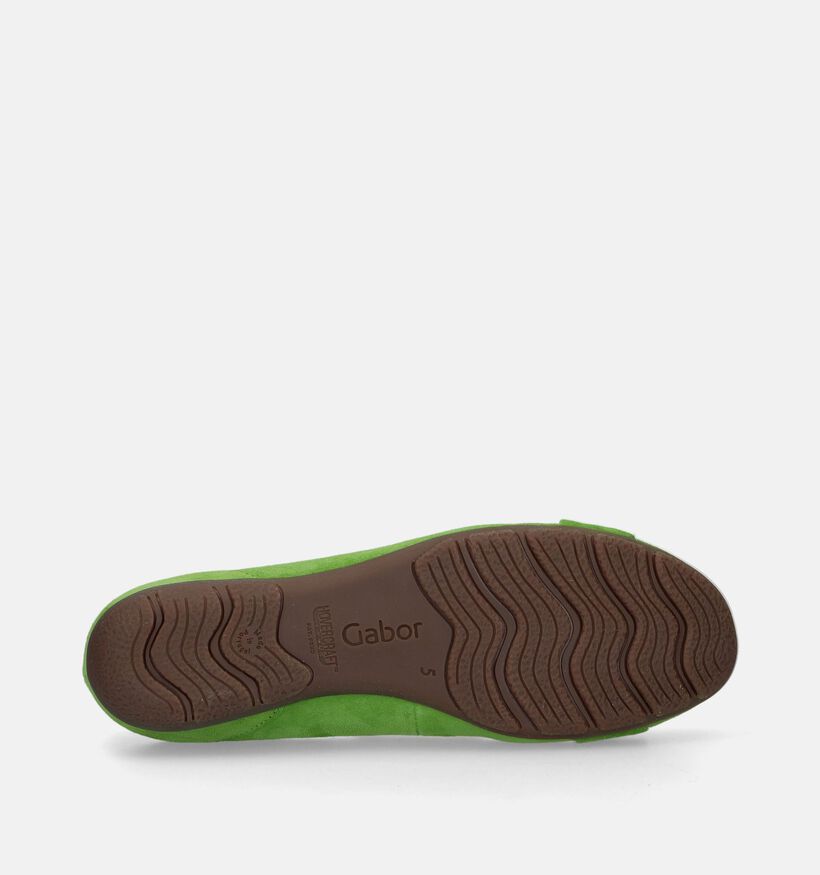 Gabor Hovercraft Ballerines en Vert pour femmes (339506)