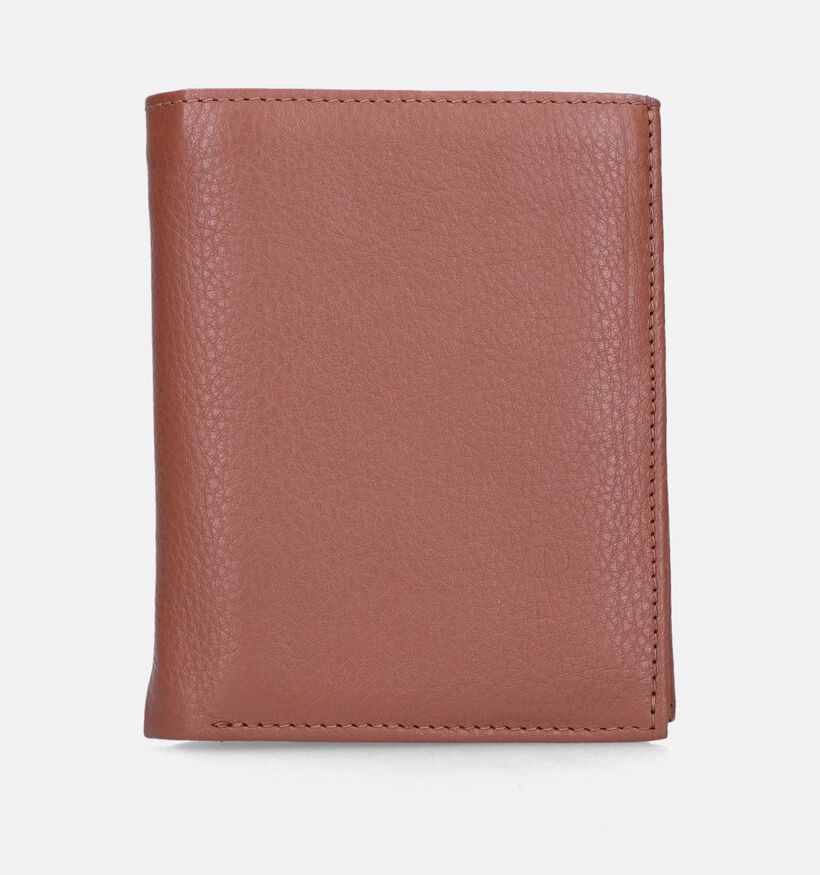 Euro-Leather Portefeuille en Cognac pour hommes (338200)