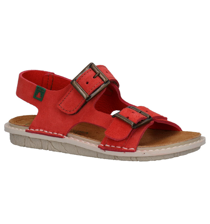 El Naturalista Recyclus Gele Sandalen in nubuck (284413)