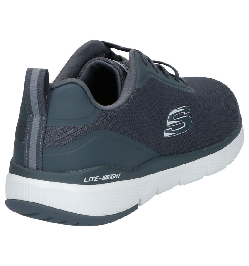 Skechers Flex Advantage Sneakers en Bleu en textile (273296)