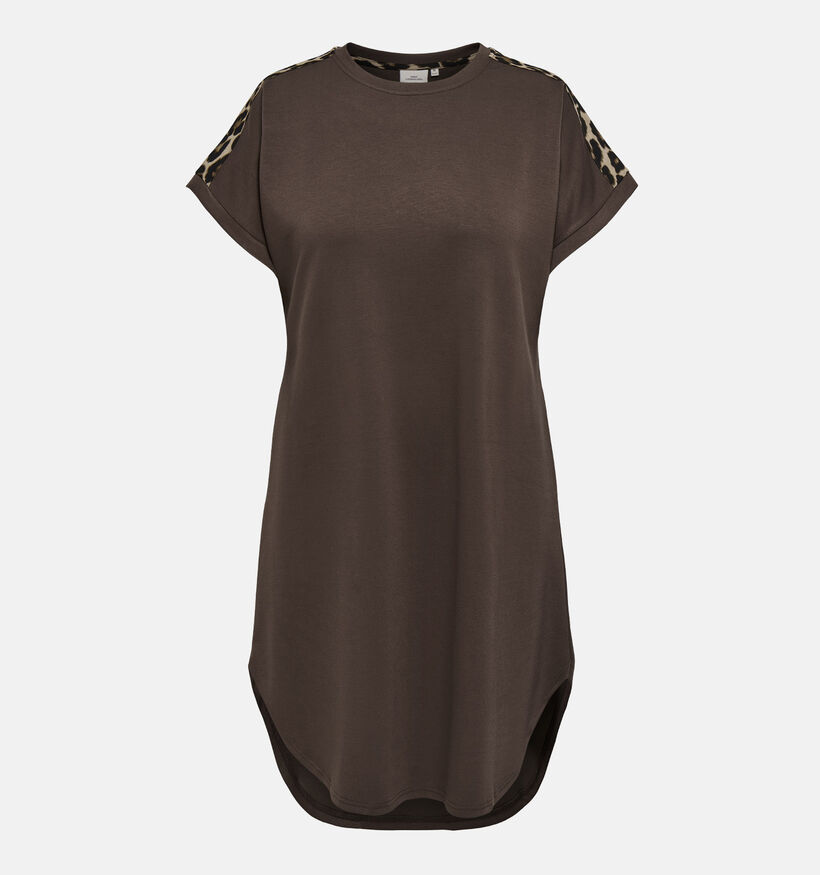 ONLY Carmakoma Lise Bruine Midi-Jurk voor dames (378393)