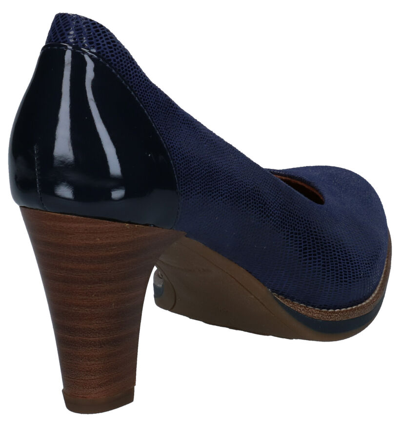 Tamaris Escarpins classique en Bleu foncé en simili cuir (270202)