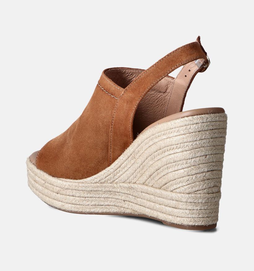 NeroGiardini Cognac Sandalen met sleehak voor dames (355962)