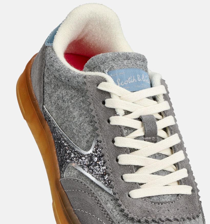 Scotch & Soda Nixie Baskets en Gris pour femmes (362058) - pour semelles orthopédiques