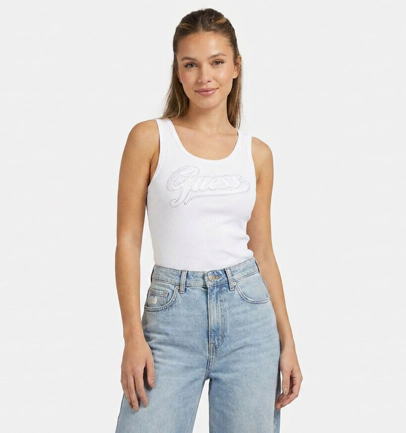 Guess D&eacute;bardeur en Blanc pour femmes (375890)