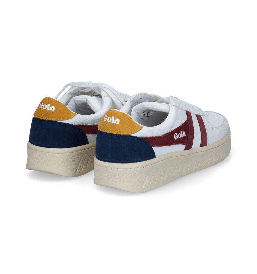 Gola Grandslam Trident Baskets en Blanc pour hommes (320371) - pour semelles orthopédiques