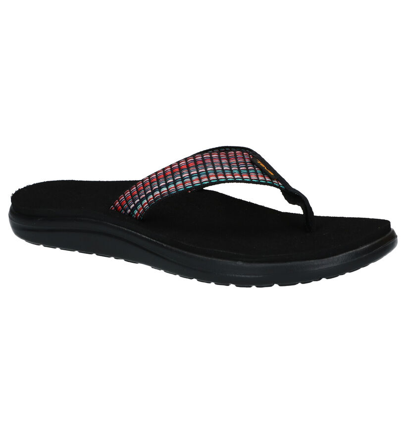 Teva Voya Flip Tongs en Noir en textile (289247)