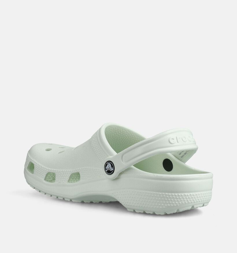 Crocs Classic Pastelgroene Slippers voor dames (369978)