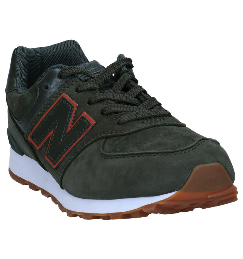 New Balance GC574 Blauwe Sneakers in daim (276823)