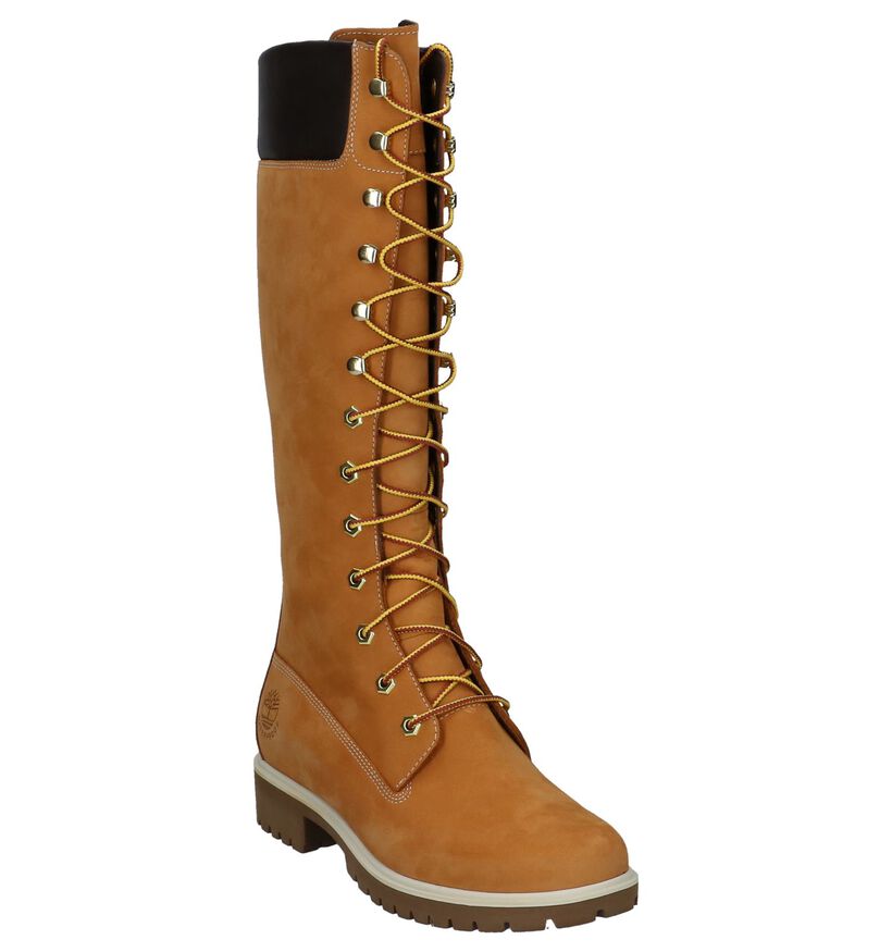 Timberland Premium 14" Waterproof Naturel Lange Laarzen in nubuck (222517)