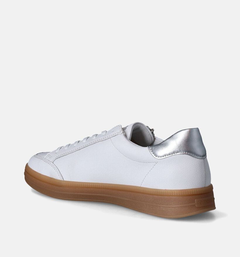 Remonte Witte Lage Schoenen voor dames (351215) - geschikt voor steunzolen