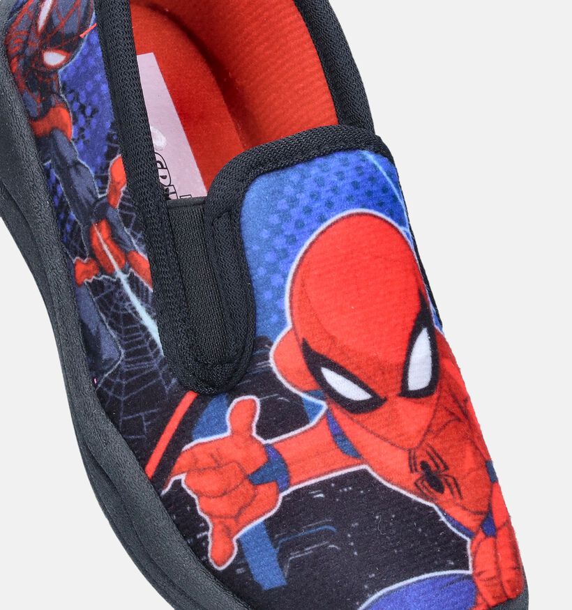 Spiderman Pantoufles fermées en Noir pour garçons (347221)