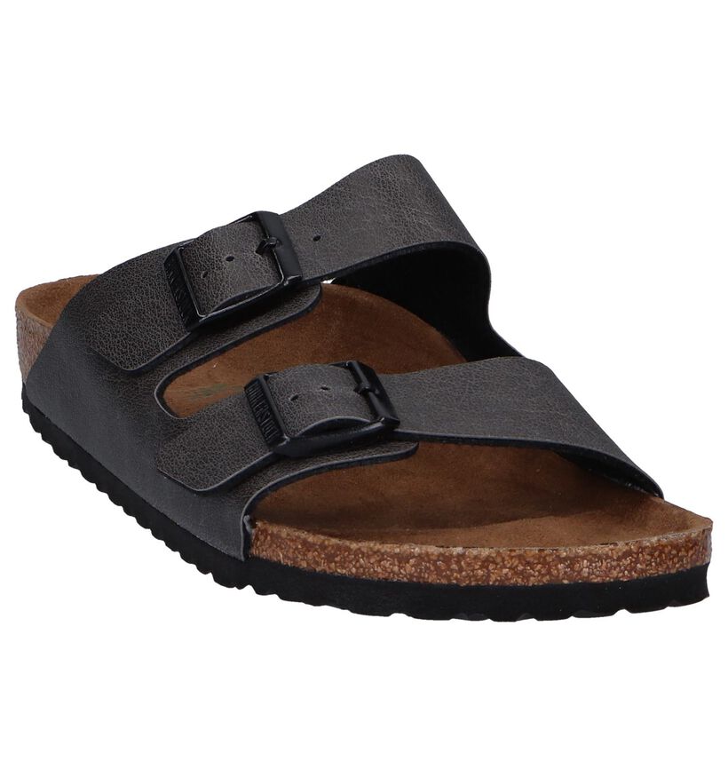 Birkenstock Arizona Nu-pieds en Noir pour hommes (213368)