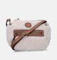 Rieker Beige Teddy Cossbody tas in kunstleer (333374)