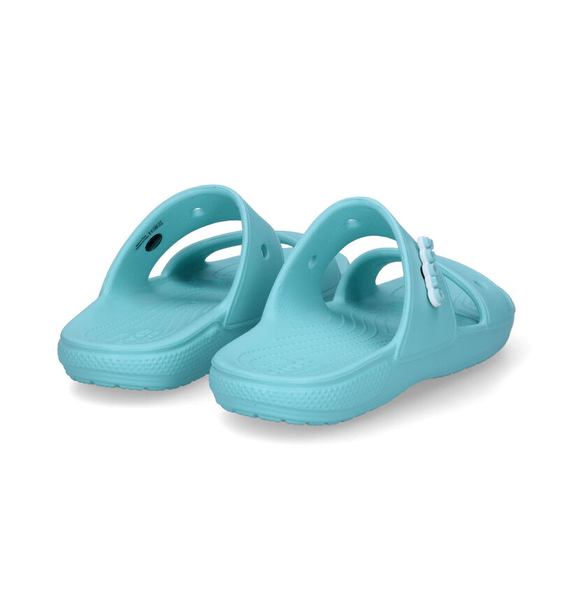 Crocs Classic Sandal Nu-pieds en Bleu en synthétique (306863)