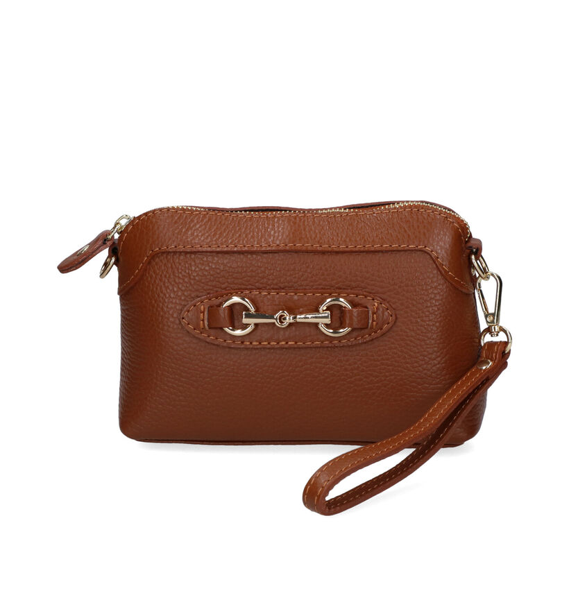 Dolce C. Groene Crossbody Tas in leer (324228)