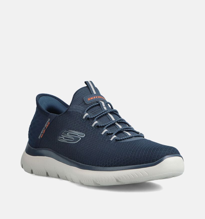 Skechers Summits High Range Blauwe Slip-in Sneakers voor heren (367483) - geschikt voor steunzolen