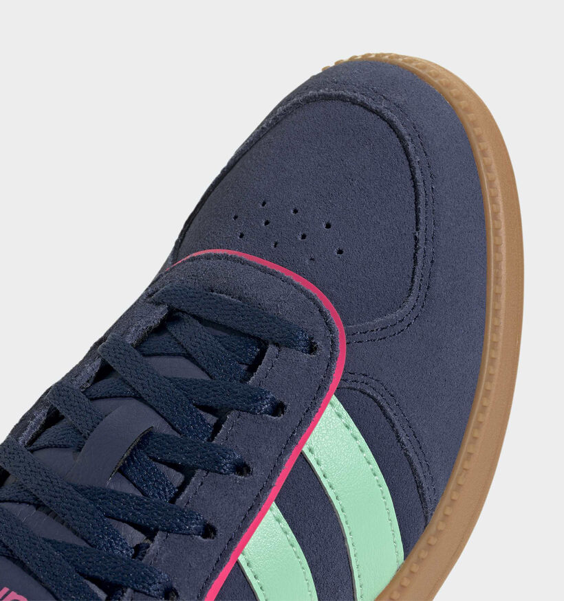 adidas Breaknet Sleek Donkerblauwe/Multi Sneakers voor meisjes (375466)