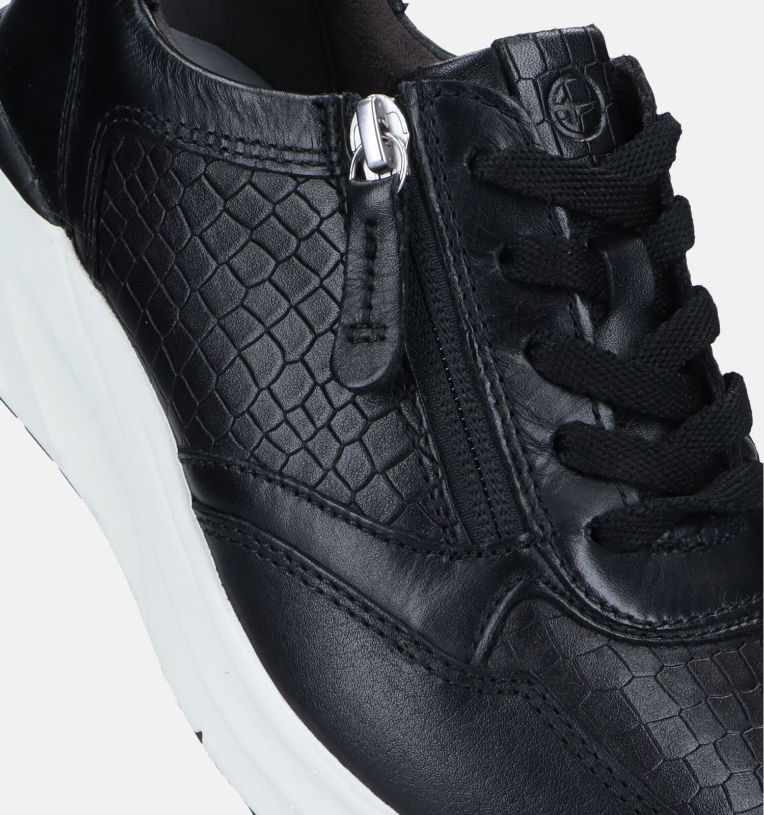 Zwarte deals sneakers tamaris
