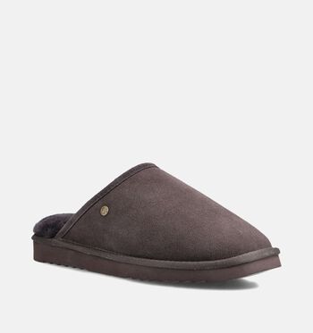 Warmbat Pantoffels Cognac/Bruin/Taupe/Groen