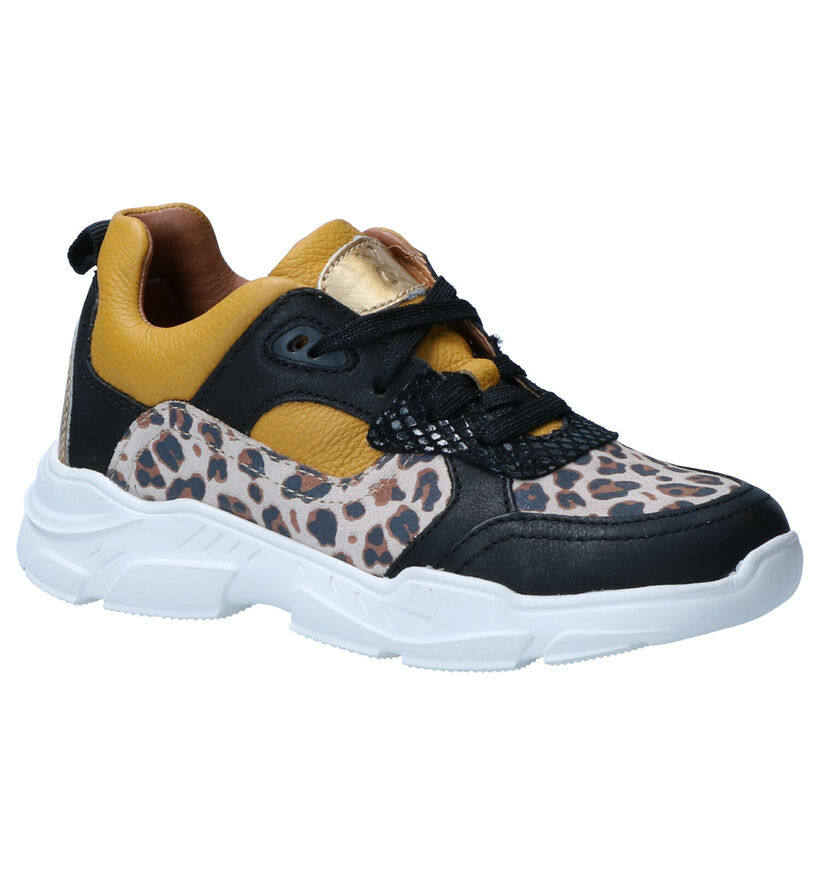 Milo & Mila Multicolor Sneakers in leer (261163)