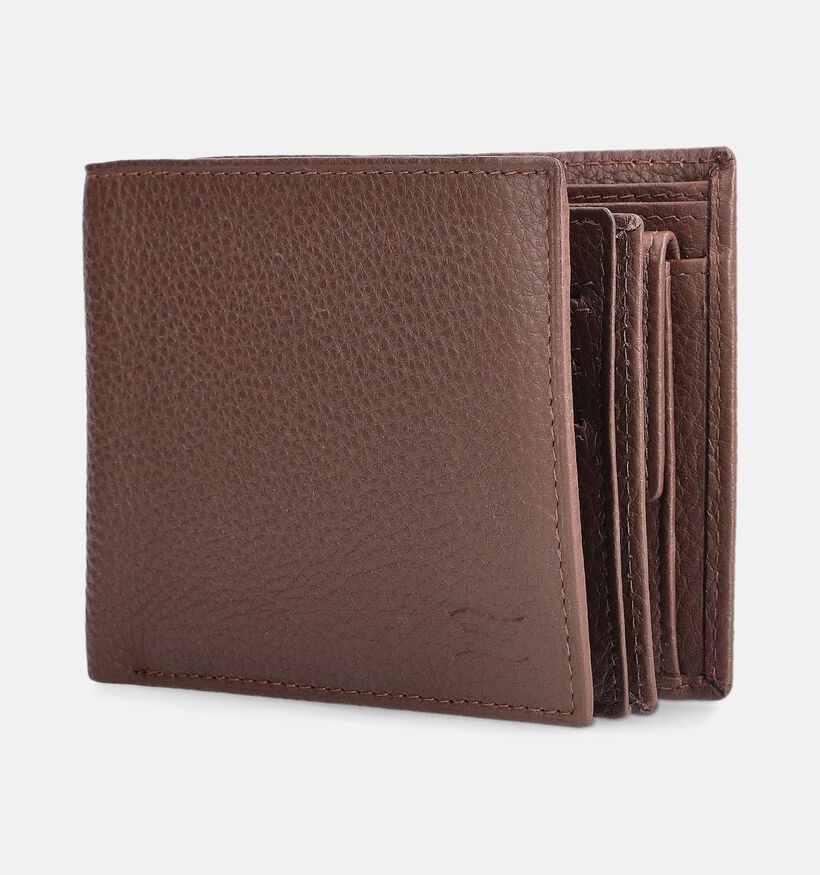 Crinkles Portefeuille en Brun fonc&eacute; pour hommes (381736)