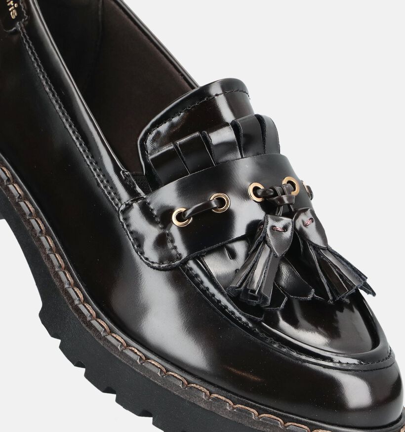 Tamaris Chaussures plates en Brun fonc&eacute; pour femmes (376710)