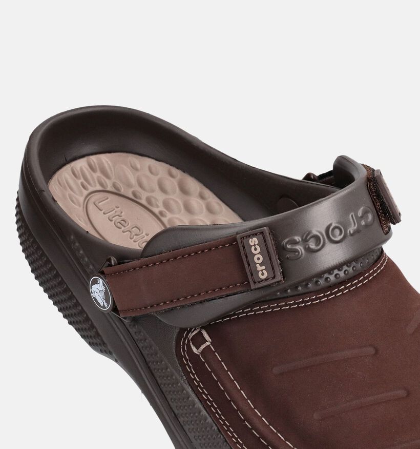 Crocs Yukon Vista II LR Donkerbruine Clogs voor heren (370906)