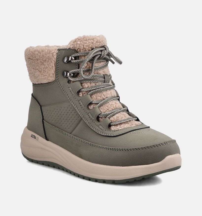 Skechers On-The-Go Stellar Kakigroene Boots voor dames (378080)