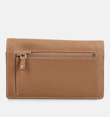 Crinkles Portemonnees Zwart/Beige/Bruin/Taupe/Blauw/Rood/Bordeaux/Grijs