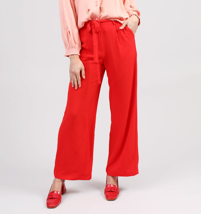 Vero Moda Badina Rode Wijde Broek voor dames (353077)