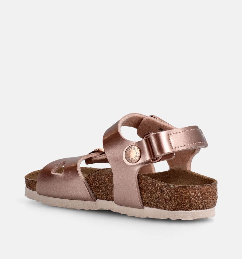 Birkenstock Rio Ros&eacute; Gouden Sandalen voor meisjes (368278)