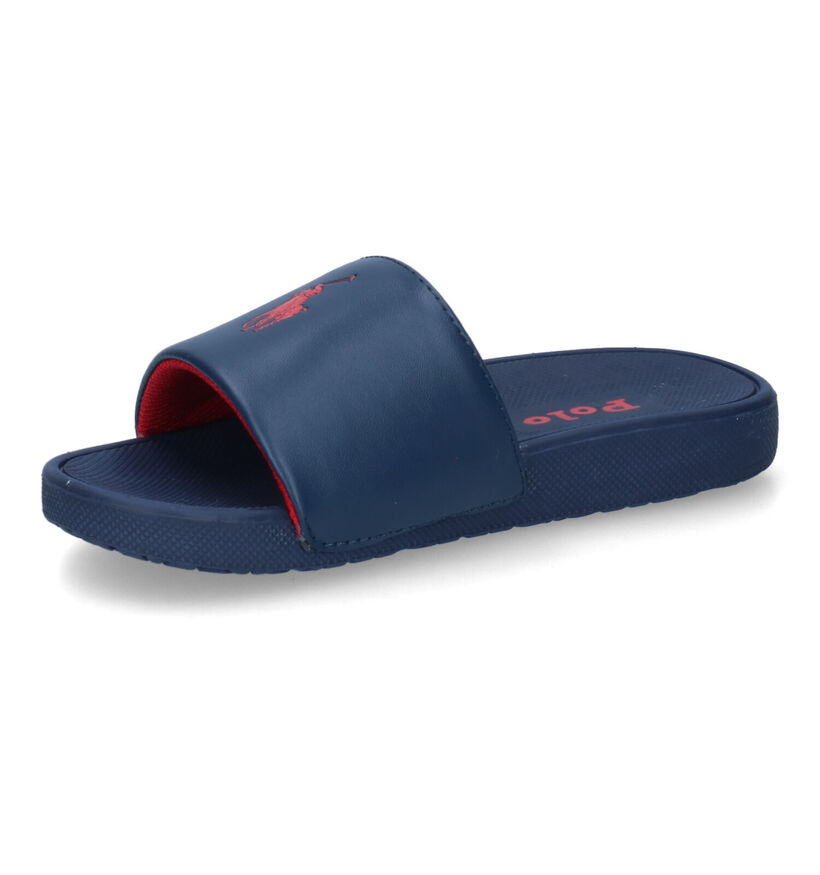 Polo Ralph Lauren Cayson Claquettes de piscine en Bleu pour garçons (304022)