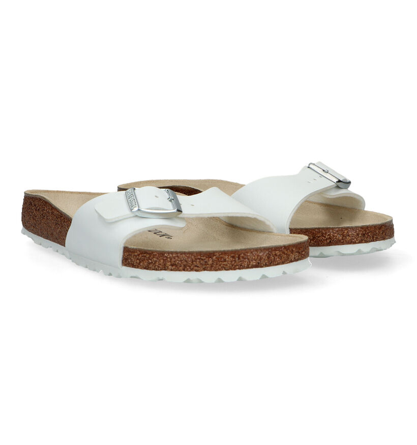 Birkenstock Madrid Zwarte Slippers in kunstleer (302977)