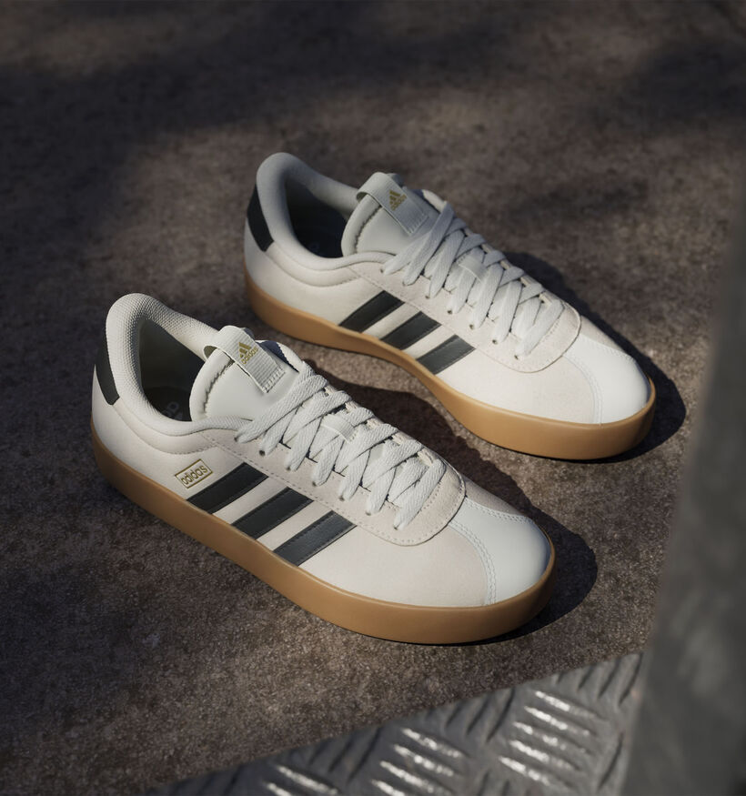 adidas VL Court 3.0 Ecru Sneakers voor dames (350193)