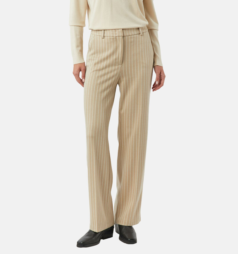 comma Beige Geklede Broek voor dames (366553)