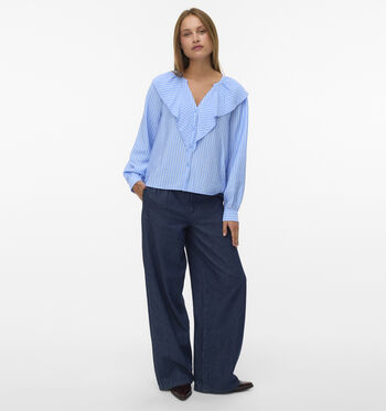 Vero Moda Blouses Blauw