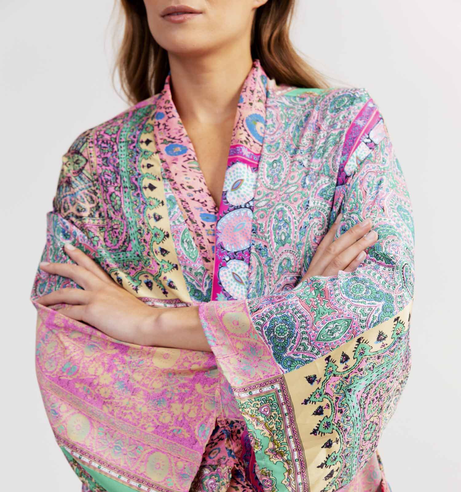 Millenium Groene Kimono Dames Vesten Online op TORFS.BE
