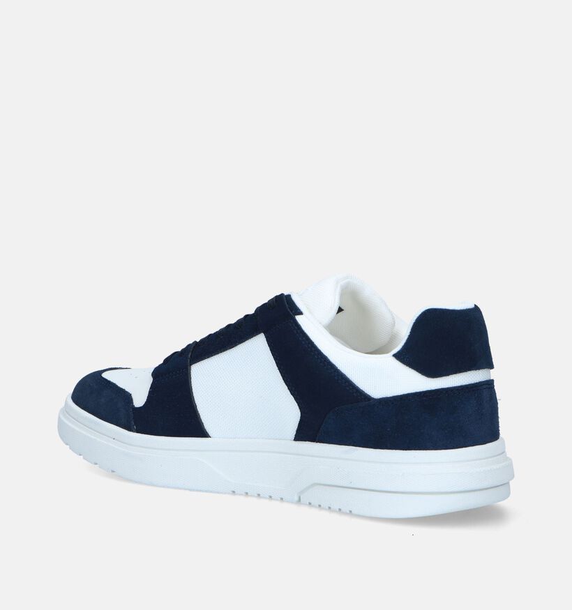 Tommy Hilfiger TJM Mix Mat Cupsole 2.0 Blauwe Veterschoenen voor heren (336692) - geschikt voor steunzolen