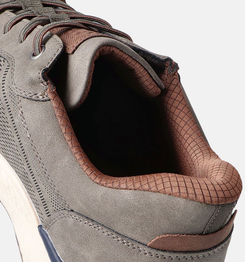 Relife Veterschoenen Kaki voor heren (362232) - geschikt voor steunzolen